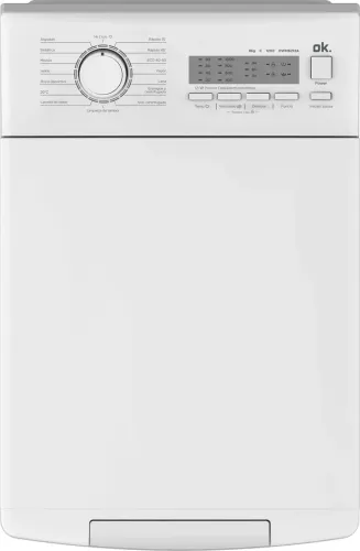Lavadora carga superior ok. OWM 6213 A 6 kg 1000 rpm 15 Programas Motor AC Blanco