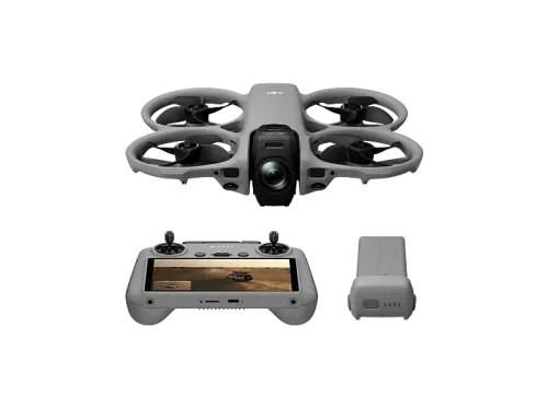 Dron DJI Avata 360 (DJI RC 2) 64 megapixel 23 min Autonomía Visión 360° Vídeo HDR en 8K/60 fps Detección de Obstáculos Omnidireccional Gris
