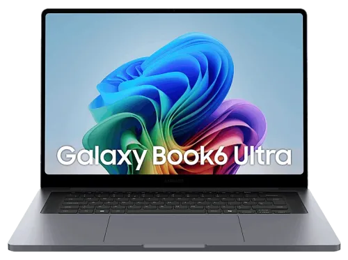 Portátil Samsung Galaxy Book6 Ultra Copilot+ PC 16" Intel® Core™ Ultra 7 356H 50 TOPS 32 GB RAM 1 TB SSD RTX™ 5060 Táctil W11H Sin cargador