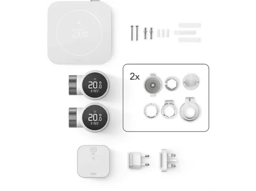 Termostato tado Cableado X (2ª gen.) Kit de Inicio Multiespacio Control habitaciones múltiples Blanco