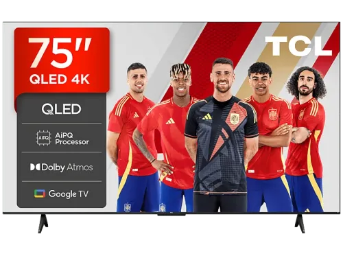 TV QLED 75" TCL 75T69C UHD 4K Procesador AiPQ Smart TV DVB-T2 Negro