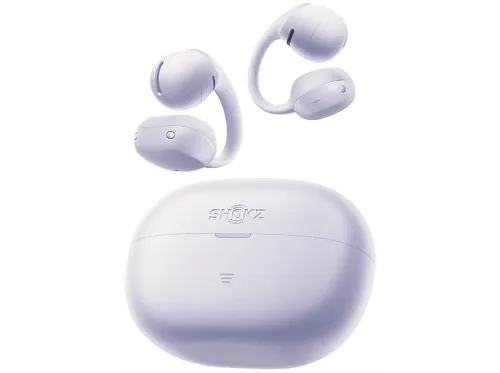 Auriculares conducción de aire Shokz OpenDots Air 36h Autonomía Open-Ear con Clip IP57 2 Micrófonos Morado