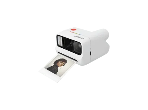 Cámara instantánea Polaroid Go Gen 3 Espejo para Selfies Autodisparador Doble Exposición Flash Compatible con la película Polaroid Go Blanco