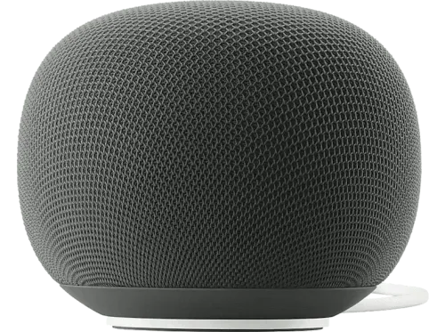 Altavoz inteligente Google Home 30W Tecnología Gemini Procesador Quad Core A55 Sonido Omnidireccional Reconocimiento de Voz Hazel