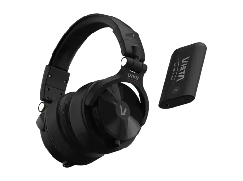 Auriculares DJ Vieta Pro Atlas Drivers 50 mm Bluetooth 5.3 Autonomía 120h Códec LDAC Funda incluida Negro