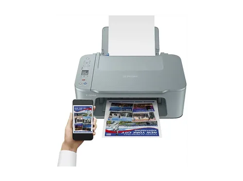 Impresora multifunción Canon Pixma TS3752i Tinta 7.7 ppm Pantalla LCD Monocroma Azul/Gris