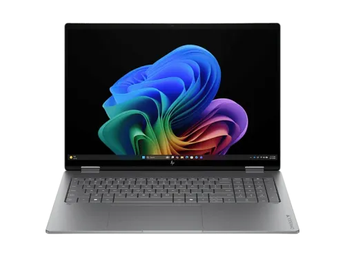 Convertible 2 en 1 HP OmniBook X Flip 16-cc0000ns Copilot+PC 50 TOPS AMD Ryzen™ AI 7 450 32 GB RAM 1TB SSD Windows 11 Home Meteor silver