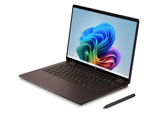 Convertible 2 en 1 HP OmniBook X Flip 214-kc0002ns Copilot+PC 50 TOPS 14" DCI 2K AMD Ryzen™ AI 7-450 32GB RAM 1TB Radeon™ 860M W11H Marrón
