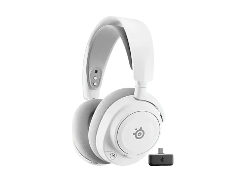 Auriculares gaming SteelSeries Arctis Nova 7 Gen 2 +50h Autonomía 2,4 GHz inalámbrico + Bluetooth Blanco