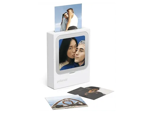 Impresora fotográfica Polaroid Hi-Print 3x3 +1 cartucho 10 hojas Transferencia térmica por difusión de colorante Vel. impresión 50s Blanco