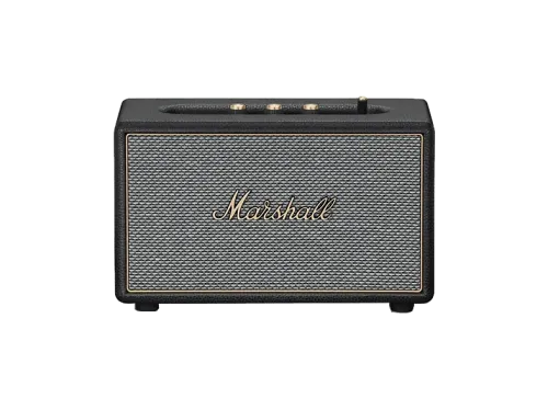 Altavoz estéreo Marshall Acton IV 110 W 1 woofer clase D de 60W y 2 tweeters clase D de 25W BT AUX y RCA Negro