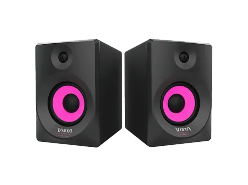 Altavoz estéreo Vieta Pro Eclipse 50W Bluetooth Amplificador clase D Rango de Frecuencia de 40 20000 Hz Conectividad AC Negro