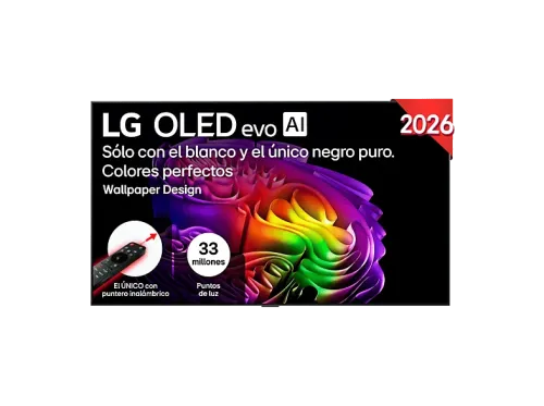 TV OLED 77" LG OLED77G64LW OLED 4K Procesador Inteligente α11 AI Processor 4K Gen3 Smart TV DVB-T2 (H.265) Gallery Design Negro