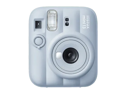 Cámara instantánea Fujifilm Instax Mini 13 86 mm x 54 mm Flash Automático Espejo para selfie Azul helado