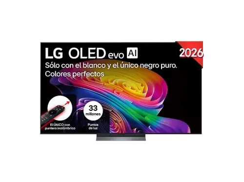 TV OLED 77" LG OLED77C65LA OLED 4K Procesador Inteligente α11 AI Processor 4K Gen3 Smart TV DVB-T2 (H.265) Negro