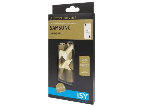 Protector pantalla ISY IPG-5116-2.5D Para Samsung Galaxy A12 6.5" Vidrio templado Transparente