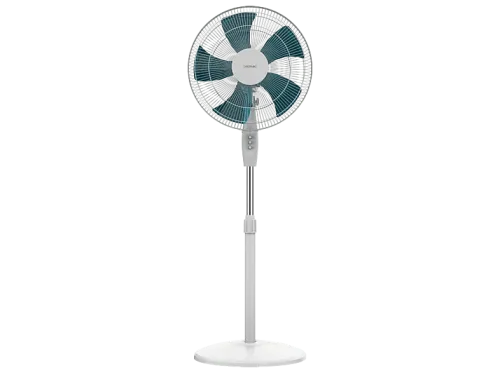 Ventilador de pie Cecotec EnergySilence 515 WindLite Pro 3 velocidades Oscilación automática 5 aspas aerodinámicas y máxima seguridad Blanco