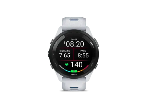 Reloj deportivo Garmin Forerunner 265 Blanco/Azul 22mm Pantalla Táctil AMOLED 1.3" 13 días Autonomía Morning Report 8GB