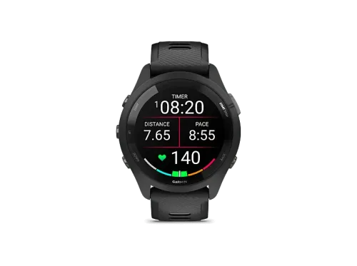 Reloj deportivo Garmin Forerunner 265 Negro/Gris 22mm Pantalla Táctil AMOLED 1.3" 13 días Autonomía Morning Report 8GB