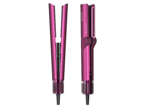 Plancha Secador Taurus Slimlook Duo 1200 W 4 temperaturas 2 velocidades Iónico Pantalla LCD Cabello húmedo y seco Autolimpieza Fucsia