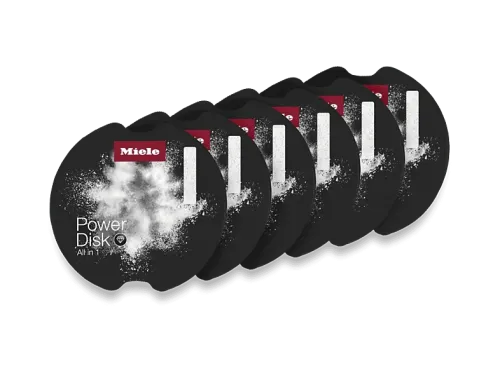 Pastillas para lavavajillas  Miele GS SETD6 Detergente Para Lavavajillas con AutoDos Para aprox. 1 mes (20 lavados/disco) Blanco