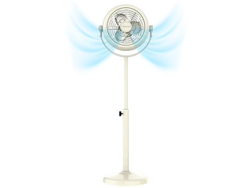 Ventilador de pie Cecotec EnergySilence 250 ClassicStyle 25 W 10" (25 cm) 2 velocidades 3 aspas Oscilante Retro Beige
