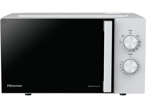 Microondas con grill Hisense H20MOWP1HG 1250 W 5 Niveles de potencia 20 l Descongelación Control Mecánico Blanco