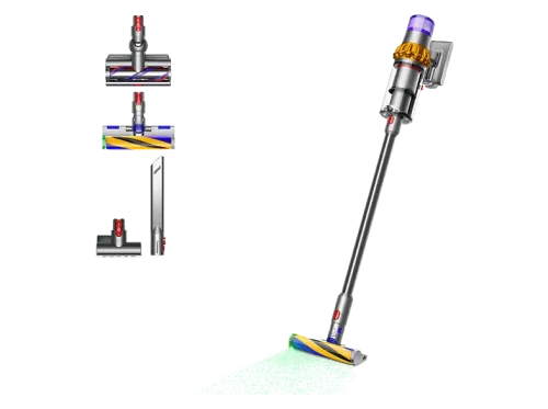 Aspirador escoba Dyson V15 Detect™ Absolute Potencia succión 240 AW Autonomía 60 min Minicepillo motorizado 3 Modos Láser Sensor Suciedad