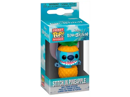 Llavero Funko Lilo & Stitch S4: Stitch en una piña 4 cm Vinilo