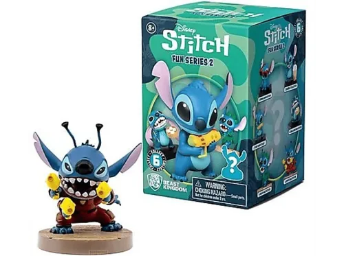 Figura Sherwood Lilo & Stitch Hero Box Fun Series  Caja Sorpresa 8 cm Vinilo
