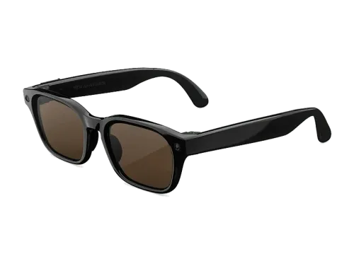 Gafas IA Meta Adventurer Lentes en marrón Cámara 12 MP Traducción en tiempo real Resolución 3K HD +8h Batería Classic Black