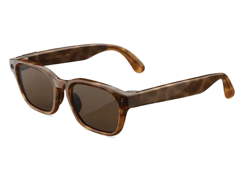 Gafas IA Meta Adventurer Lentes en marrón Cámara 12 MP Traducción en tiempo real Resolución 3K HD +8h Batería Classic Tortoise