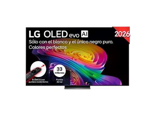 TV OLED 83" LG OLED83C64LA OLED 4K Procesador Inteligente α11 AI Processor 4K Gen3 Smart TV DVB-T2 (H.265) Negro