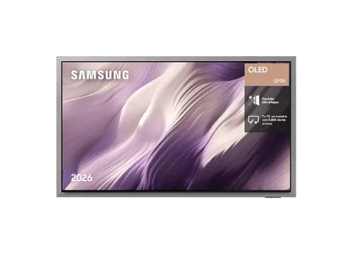 TV OLED 55" Samsung TQ55S99HATXXC OLED 4K NQ4 AI Gen3 Processor Smart TV Tecnología Sin Reflejos Full AI Negro