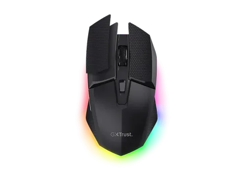 Ratón gaming Trust GXT 122 Felox+ Inalámbrico 12000 dpi Iluminación RGB Negro