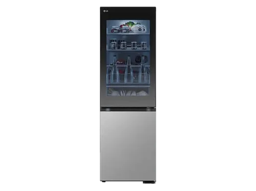 Frigorífico combi LG GBG5160CPY Total No Frost 186 cm 349 l Instaview™ DoorCooling+ Inox antihuellas