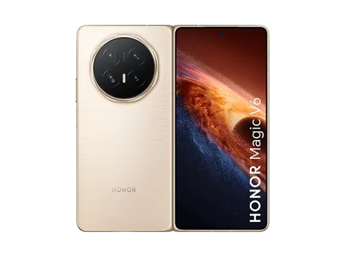 Móvil Honor MAGIC V6 Oro 512 GB 16 GB RAM 6.52 " AMOLED Qualcomm® Snapdragon® 8 Elite Gen 5 Mobile Platform (3nm) 6660 mAh Plegable