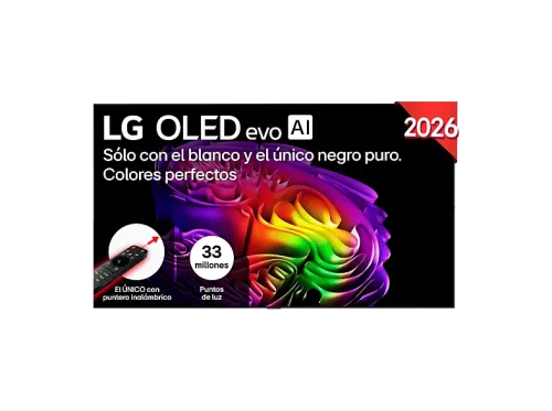 TV OLED 83" LG OLED83G64LW OLED evo 4K Procesador Inteligente α11 AI Processor 4K Gen3 Smart TV DVB-T2 (H.265) Gallery Design Negro
