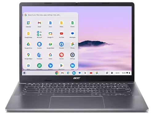 Portátil Acer Chromebook Plus 514 CB514-3HR5JQ 14" WUXGA Ryzen™ 5 7520C 8GB RAM 256 GB SSD Radeon™ Onboard Graphics ChromeOS Sin cargador