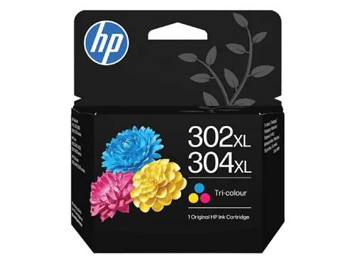 Cartucho de tinta HP Original 302XL/304XL tricolor Cian Magenta Amarillo B7RT8AE