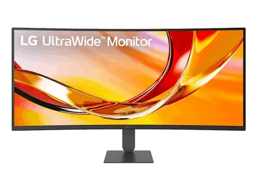 Monitor LG 34U640B-B 34" UWQHD 144 Hz 5 ms VA Curvo HDR10 AMD Freesync Premium Ajuste de Inclinación y Altura Negro
