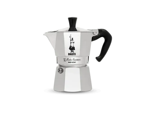 Cafetera tradicional Bialetti Moka Express+ Café Clásico 250 gr Aluminio Plata