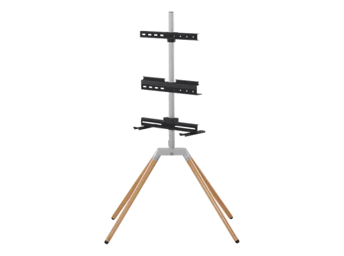 Soporte TV One For All WM 7476 Para TV de 32 "- 70 " 400x400 Giratorio 360º Incluye Soporte Universal para Barra de Sonido Roble