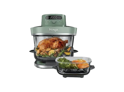 Freidora de aire Ninja CRISPi PRO 5.7 l 2050 W 230 °C 7 Programas 2 Recipientes de Vídrio: 5..7L y 2.3L sin PFAS Verde