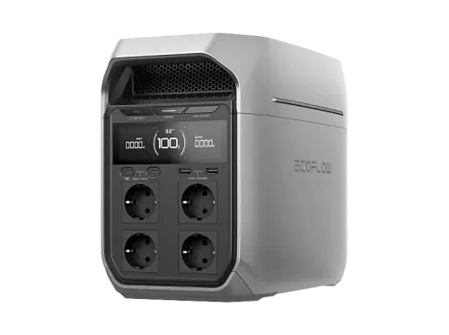 Estación de energía EcoFlow Delta 3 Plus 1024 Wh USB-A USB-C DC5521 IP65 Plata