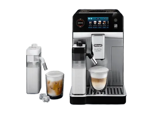 Cafetera superautomática De'Longhi Eletta Ultra ECAM470.85.MB 1450 W 19 bar Molinillo integrado Depósito de leche Táctil 50 recetas Metálico