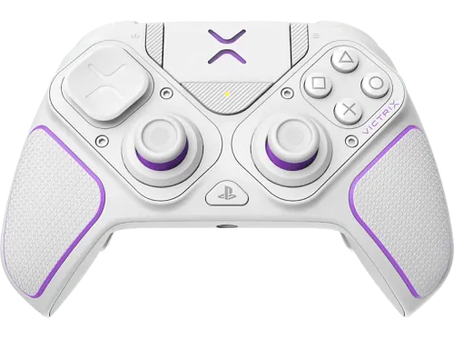 Mando PS5 PDP Victrix Pro BFG Para PlayStation 5 PS4 y PC Con o sin cable 20h de autonomía 2000 mAh Blanco