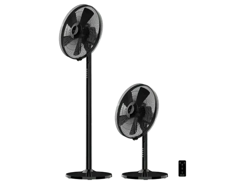 Ventilador de pie Cecotec EnergySilence 555 2in1 Smart XL 55 W Motor de cobre 16" (40cm) 5 aspas Mando Temporizador 7h Oscilación 60º Negro