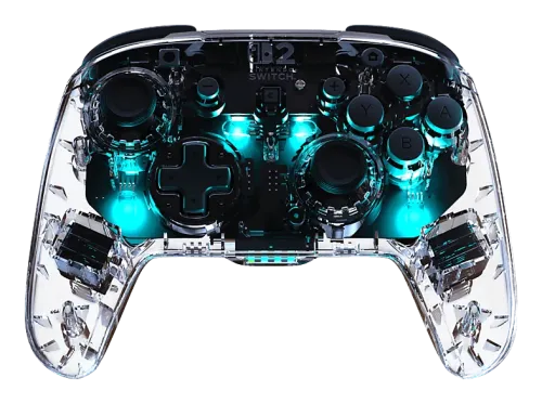 Mando Nintendo Switch 2 Turtle beach Afterglow™ Wireless Controller Compatible con Nintendo Switch Inalámbrica 9m de alcance 40h Translúcido