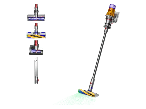 Aspirador escoba Dyson V12 Detect™ Slim Absolute Potencia succión 150 AW Inteligente y Ligero 60 min Pantalla LCD Tecnología Láser